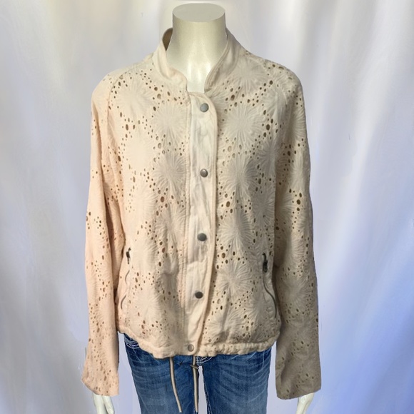 Free People Ivory Eyelet Daisy  Jacket - Picture 4 of 5